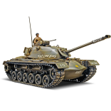 KIT PARA MONTAR REVELL MONOGRAM TANQUE DE GUERRA M-48 A-2 PATTON TANK 1/35 151 PEÇAS REV 85-7853 17853